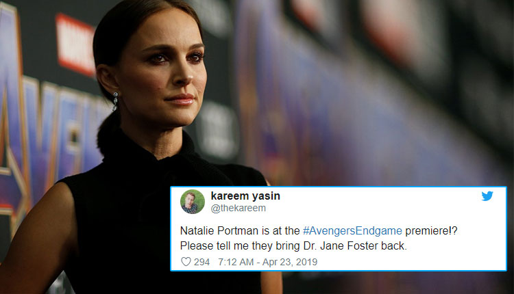 Avengers Endgame Premiere 2019 Fans Go Gaga Over Natalie