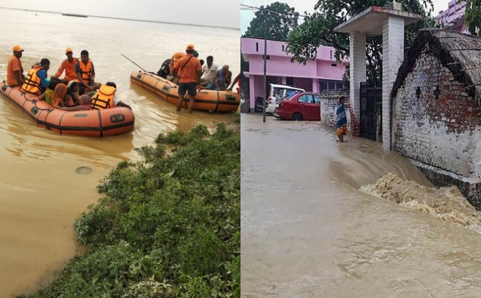 Bihar Floods 4 Dead18 Lakh Affected Six Districts Under Water