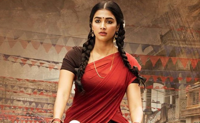 Valmiki: First Look poster of Pooja Hegde as Sridevi out