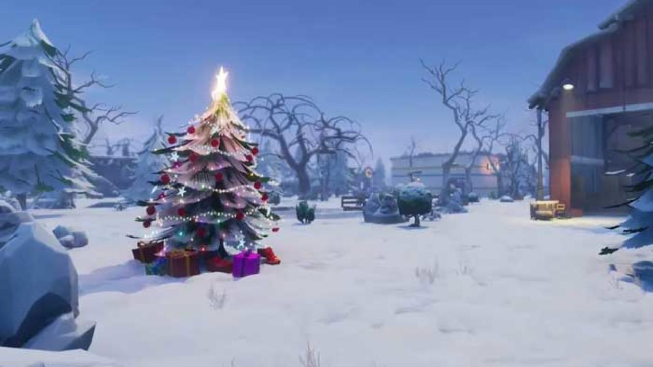 Fortnite Snow Public Event Fortnite Chapter 2 S Full Snow Map New Beuildings Leaked For Christmas Event