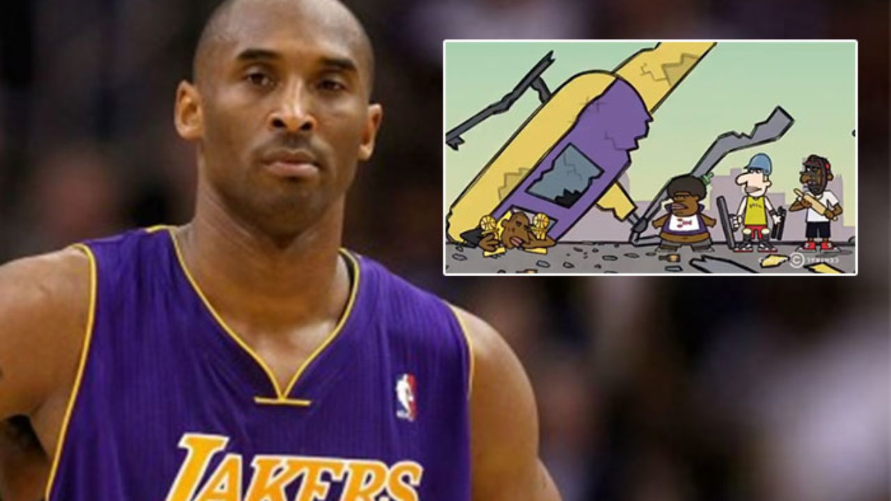Comedy Central animated series' 2016 episode showing Kobe Bryant drying in  helicopter crash taken down