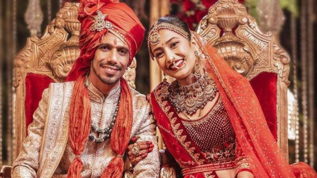 Cricketer Yuzvendra Chahal Gets Hitched To Choreographer Dhanashree Verma Inside Pics